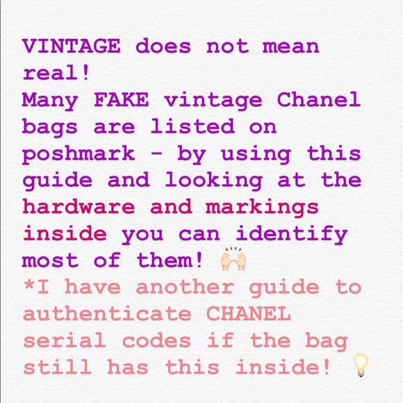 Vintage Chanel Bags a simple guide to authenticate - Picture 2 of 8